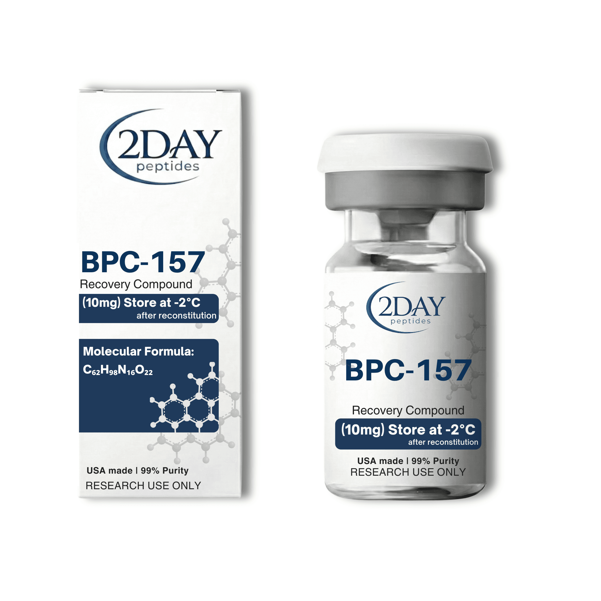 BPC-157 vial and packaging