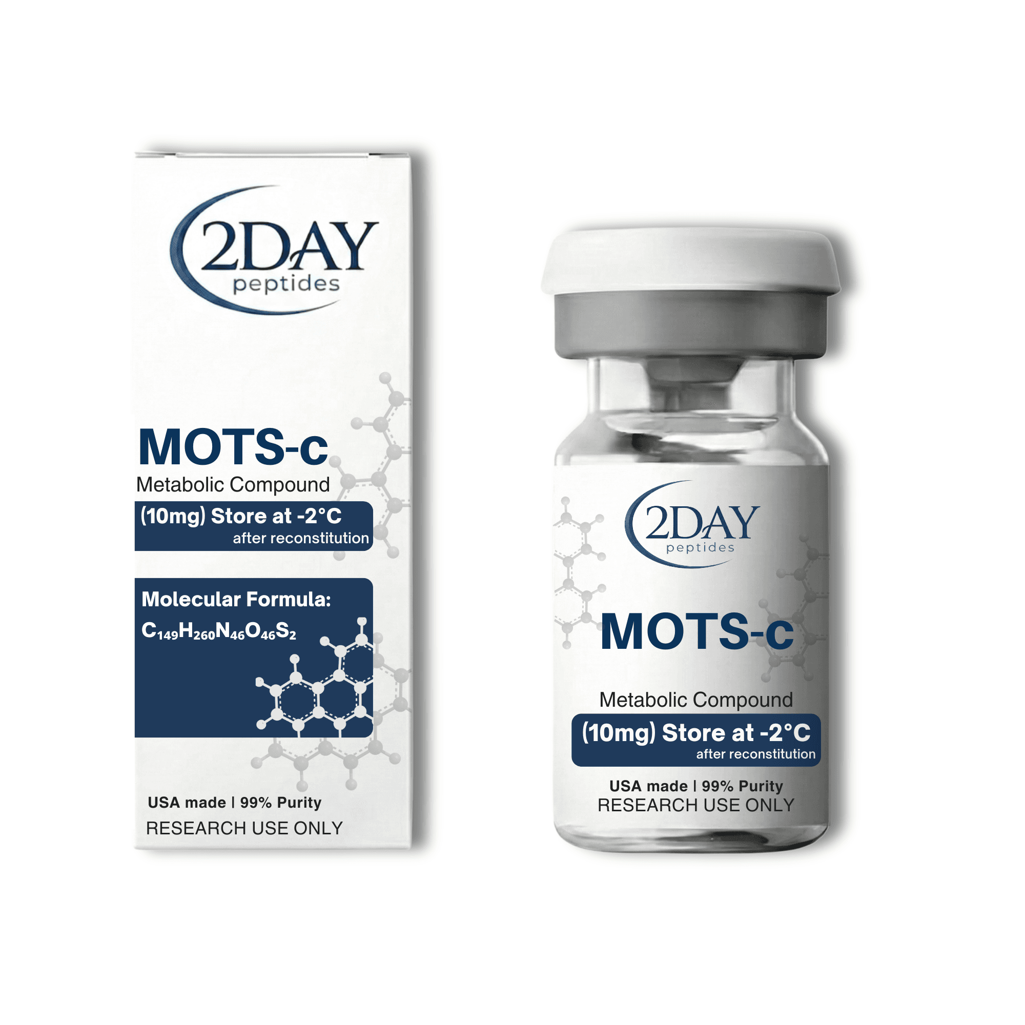 MOTS-C vial and packaging