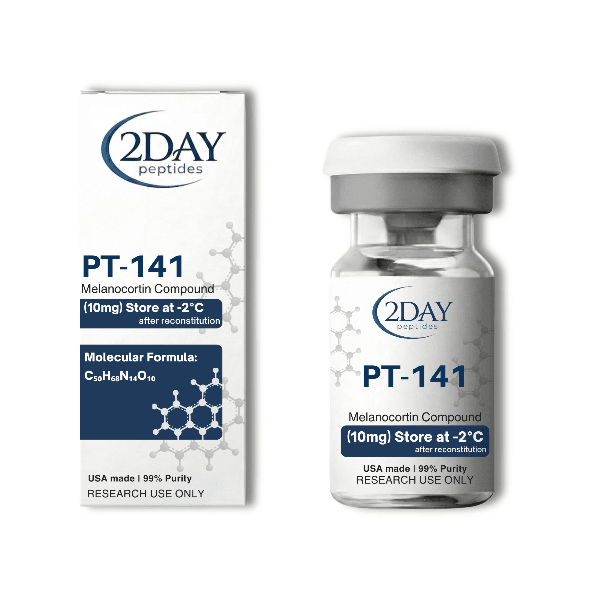 PT-141 vial and packaging